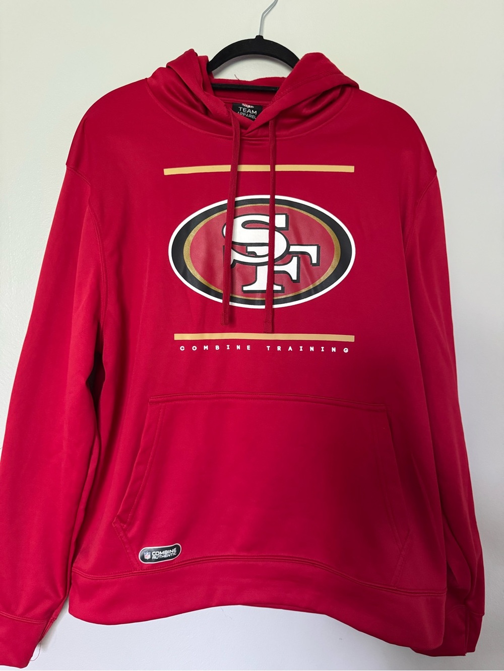 NFL San Francisco 49ers Red Hoodie Sz L